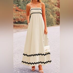 NWOT Women’s Long Cami Dress Sleeveless Holiday Party Dresses maxi XL